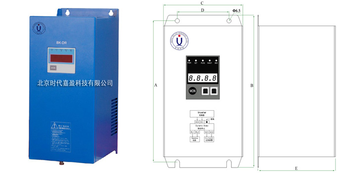 變頻器制動單元尺寸圖